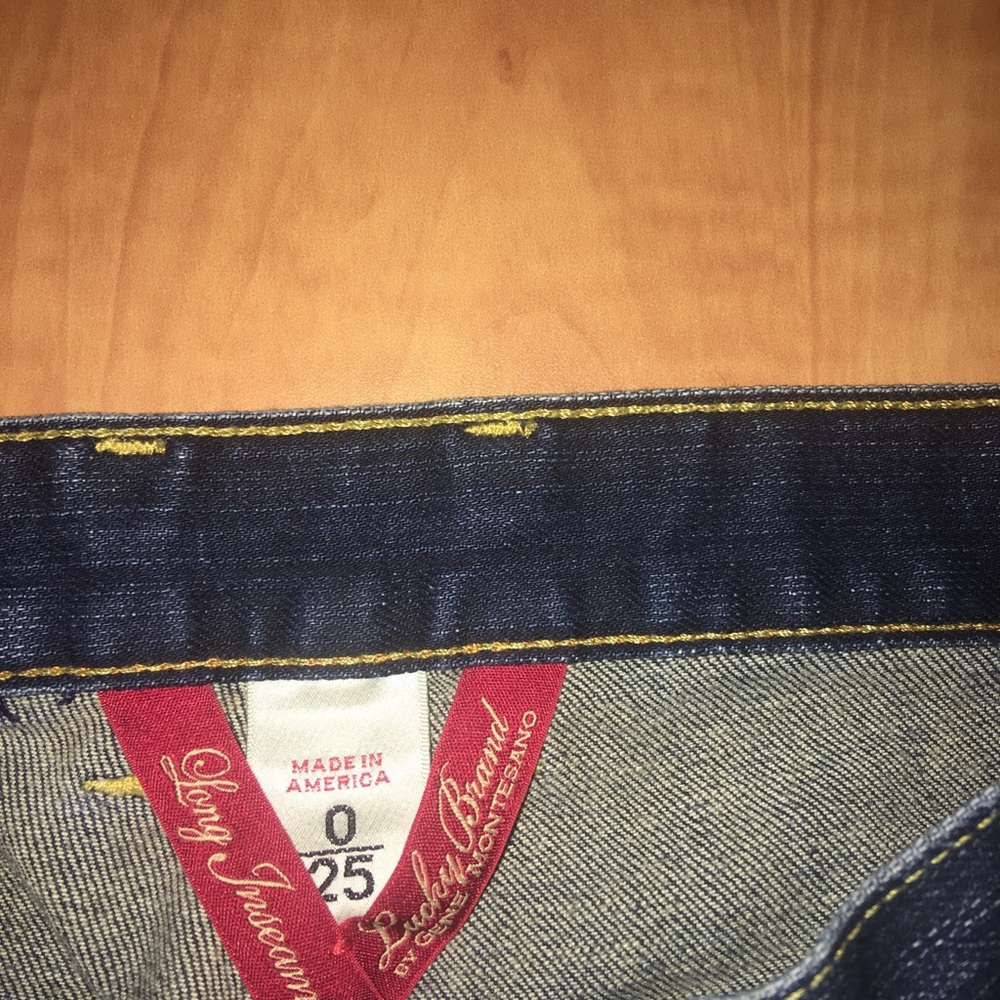 4/$25 Lucky brand sweet Apache jeans bootcut 0/25 - Picture 5 of 6